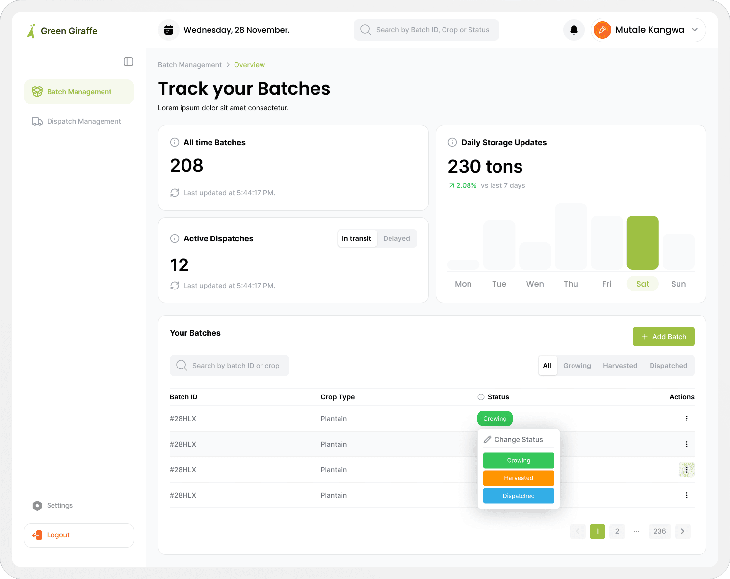 Farmer Dashboard